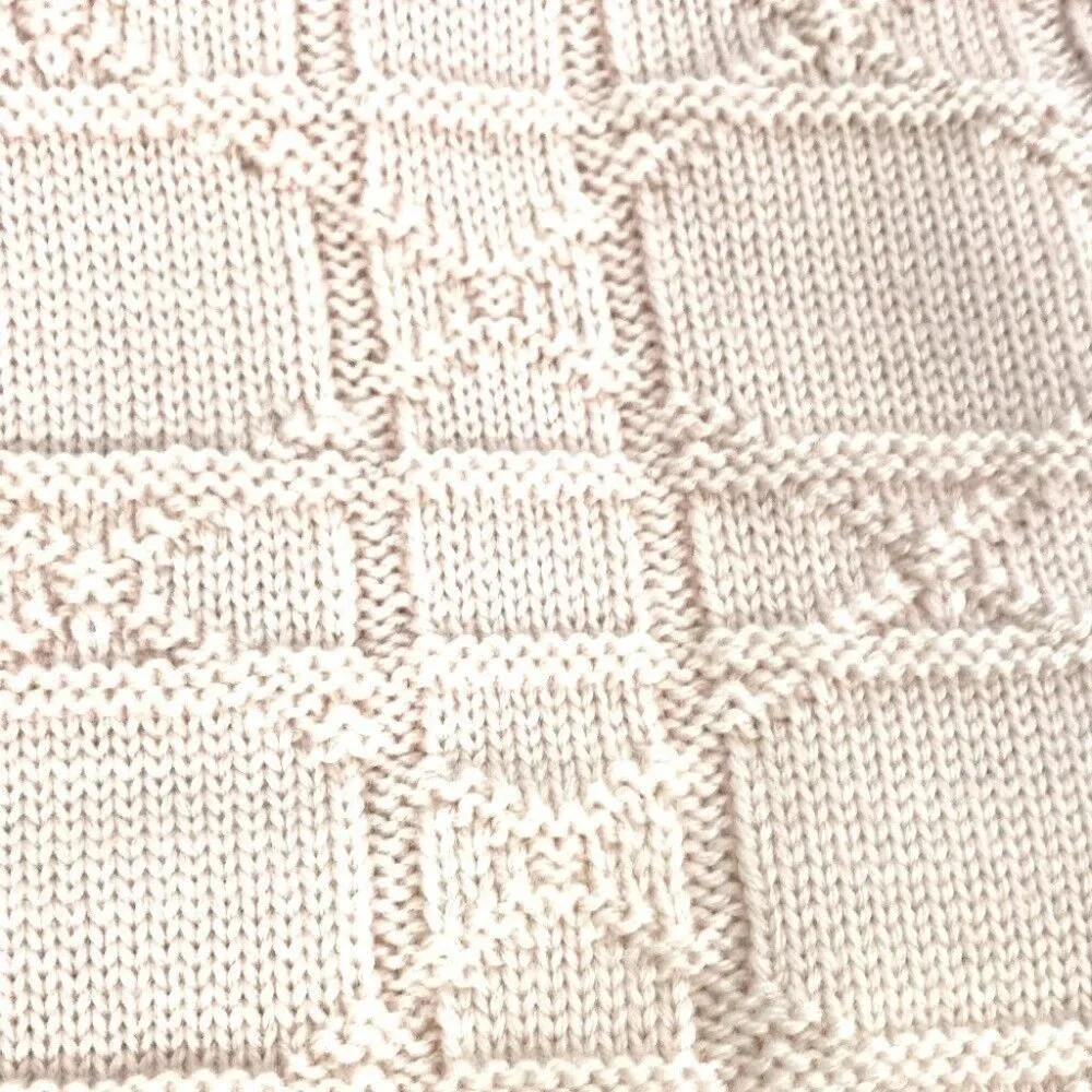 Auth Dior Cannage Scarf wool pink
